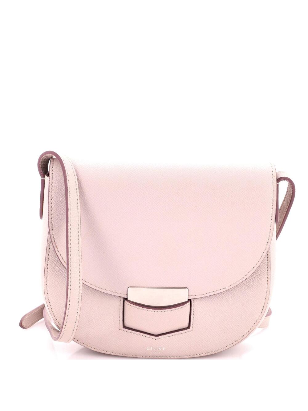 Celine Trotteur Crossbody Bag Grainy #349423C82B